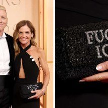 Quem é a mulher que levou bolsa 'FUCK ICE' ao Oscar 2026 - AFP via Getty Images