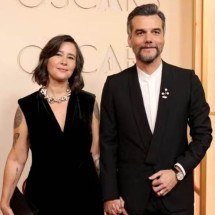 O que Wagner Moura e a mulher vestem no Oscar 2026 - EMMA MCINTYRE / GETTY IMAGES NORTH AMERICA / GETTY IMAGES VIA AFP