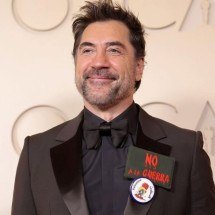 Javier Bardem pede "não à guerra" e cita Palestina ao apresentar Oscar 2026 - Reprodução