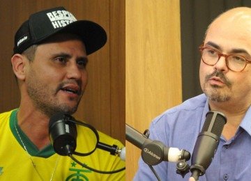 Somente o êxito do governo que herdará poderá salvar o vice-governador Simões do senador Cleitinho -  (crédito: Gladyston Rodrigues e Marcos Vieira/EM/D.A Press)