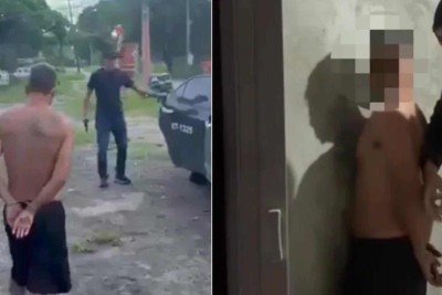 Homem é preso após ser condenado por abusar sexualmente do filho no Rio -  (crédito: Divulgação / Polícia Civil RJ)