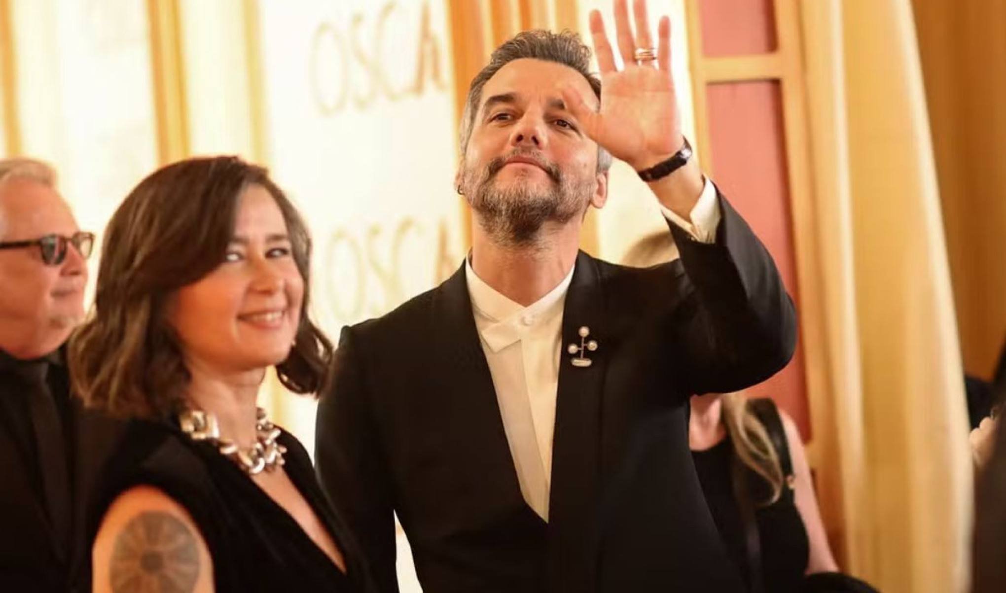 Wagner Moura e a esposa, Sandra Delgado