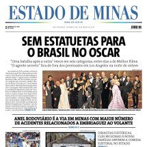 Confira a capa do Estado de Minas do dia 16/03/2026 - capa do Estado de Minas