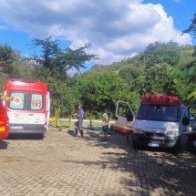 Dois adolescentes se afogam em poço e são socorridos em MG - Corpo de Bombeiros/Reprodução