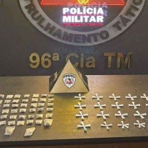 Suspeito de traficar drogas é preso em flagrante no Barreiro, em BH  - Divulga&ccedil;&atilde;o PMMG