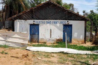 teatro São Francisco, em Taquaraçu de Baixo, aguarda elaboração de projetos -  (crédito: Gustavo Werneck/EM/D.A Press)