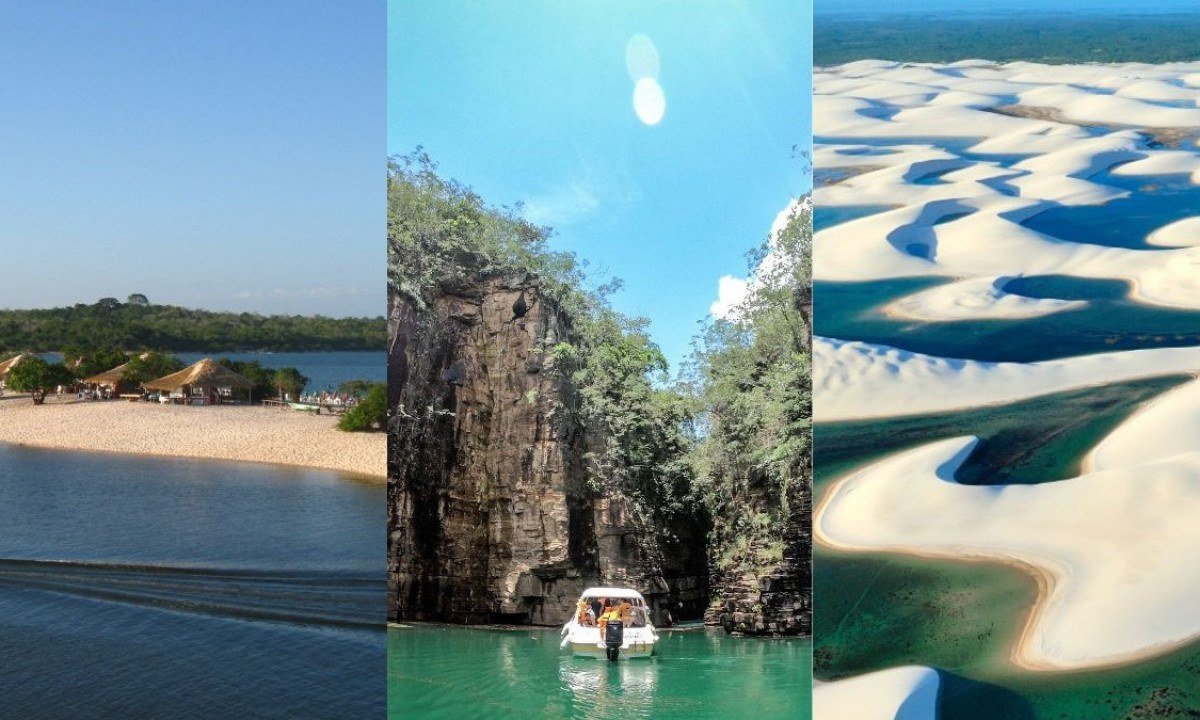 Destinos brasileiros em alta: o roteiro que viralizou nas redes sociais - Leandro Couri/EM / Tereza Gontijo/Divulgacao / Instagram/Reprodu&ccedil;&atilde;o