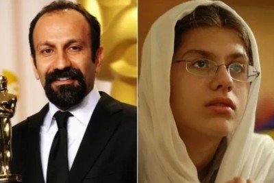 Asghar Farhadi, diretor de 'A Separa&ccedil;&atilde;o' e 'O Apartamento', com uma estatueta do Oscar, s&iacute;mbolo do reconhecimento do cinema iraniano. -  (crédito: Divulga&ccedil;&atilde;o/Reprodu&ccedil;&atilde;o)