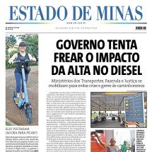 Confira a capa do Estado de Minas do dia 19/03/2026 - capa do Estado de Minas