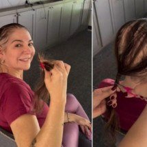 Mãe de Lucas Lucco mostra impacto da alopecia areata nos cabelos; entenda - Redes Sociais/Rprodução/SBT