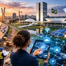 O prefeito que construiu 12 estradas para o mesmo lugar - imagem criada por inteligência artificial/acervo Estado de Minas