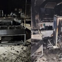 Pacientes são retirados de hospital em Minas após incêndio - CBMMG/Divulga&ccedil;&atilde;o