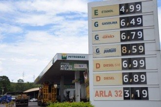 Alta do diesel já chegou aos postos de combustíveis -  (crédito: Gladyston Rodrigues/EM/D.A Press)