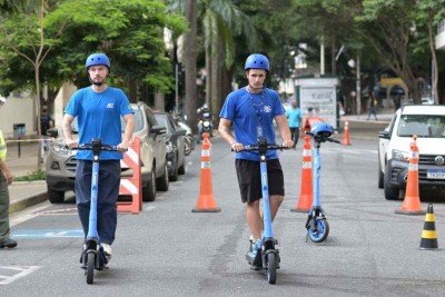 BH inicia transporte via patinetes nesta quarta-feira (18/3) -  (crédito: Leandro Couri EM/D.A Press )