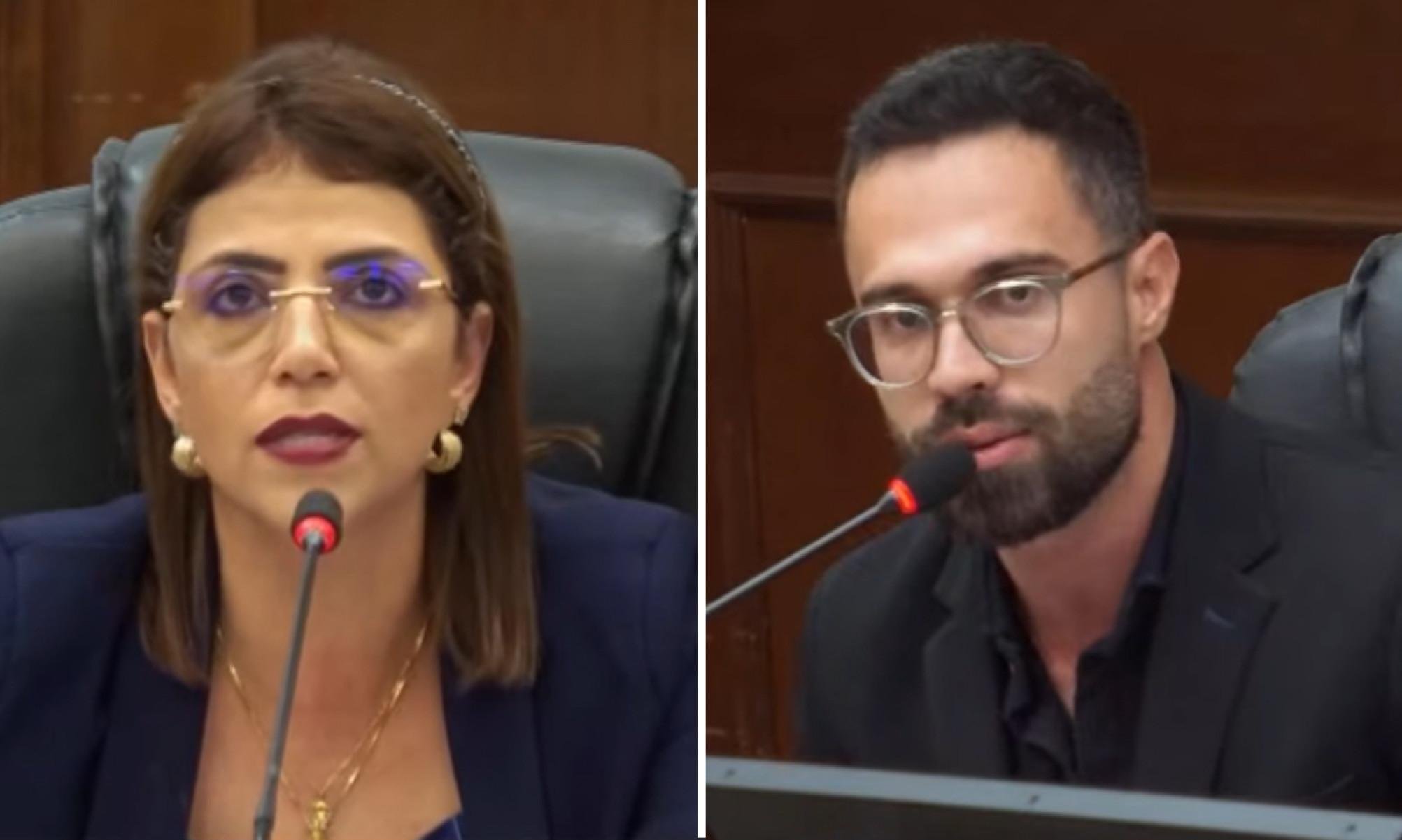 Vereadora chama deputada de ele e vereador rebate: crime de transfobia -  (crédito: Canal da CÃ¢mara Municipal de Uberaba/DivulgaÃ§Ã£o)