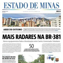 CONFIRA A CAPA DO ESTADO DE MINAS DO DIA 20/03/2026 - CAPA DO ESTADO DE MINAS