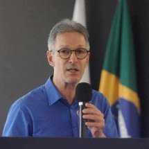 Zema se diz outsider e defende candidatura: 'Para dar uma chacoalhada’ - ALEXANDRE GUZANSHE/EM/D.A.PRESS