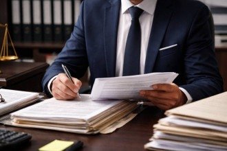 Suspeitos de aplicarem golpe do falso advogado em 11 estados são presos -  (crédito: imagem gerada por IA/acervo Estado de Minas)