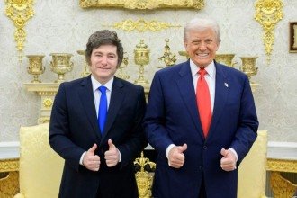Javier Milei e Donald Trump -  (crédito: Divulgação)