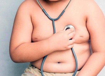 Obesidade provoca processo inflamatório que ameaça a saúde das crianças
 -  (crédito: Reprodução)