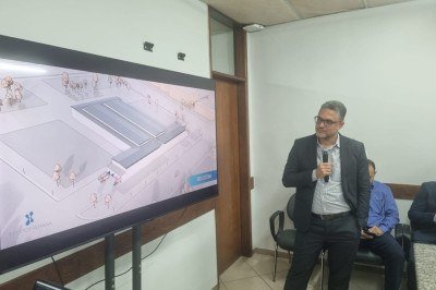 Presidente da Hypofarma, Jaeder Morais da Silva, detalhou investimentos em nova fábrica em  Montes Claros -  (crédito: Luiz Ribeiro/EM Data/DA Press)