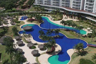 Vista aérea do Resort Tayayá, em Ribeirão Claro (PR) -  (crédito: Divulgação)