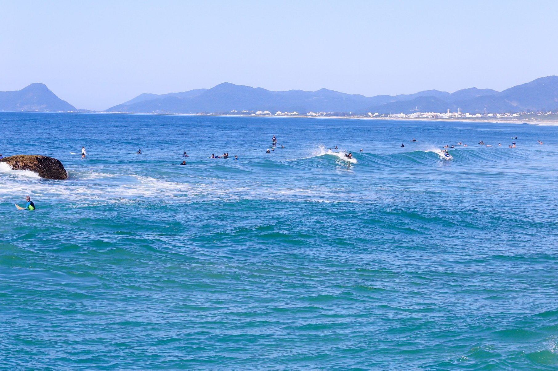 Praia da Joaquina é a preferida dos surfistas-Daniel Vianna/Mtur