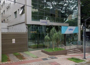 Fachada do edifício onde ocorreu o crime. Hotel Living, localizado na Rua Uruguai, Bairro Sion, Região Centro-Sul de Belo Horizonte -  (crédito: Google Maps)