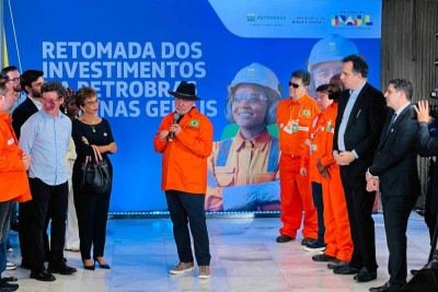 Presidente Lula em agenda em Betim, na Região Metropolitana de Belo Horizonte -  (crédito: Edésio Ferreira/EM/D.A. Press)