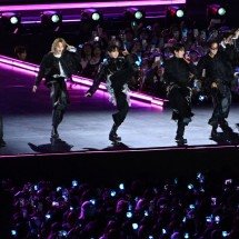 BTS volta aos palcos após pausa de quatro anos para o serviço militar -  AFP