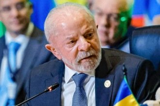 Presidente Lula discursa no I Fórum CELAC-África, em Bogotá, na Colômbia -  (crédito: Ricardo Stuckert/PR)