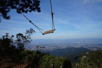 Mirante do Balanço Infinito, em Delfim Moreira, oferece vista privilegiada do Vale do Paraíba -  (crédito: TripAdvisor)