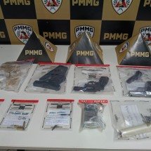 Homem é preso em bar, suspeito pela morte de amigo com 17 tiros em Minas  - PMMG/Divulgação 