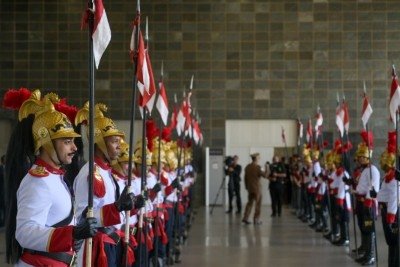 Posse do governador Mateus Simões na ALMG -  (crédito: Leandro Couri/EM/D.A. Press)