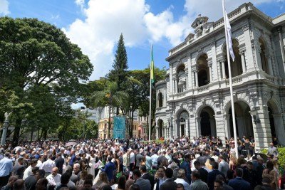 Palácio da Liberdade recebe posse do governador Mateus Simões -  (crédito: Leandro Couri/EM/D.A. Press)