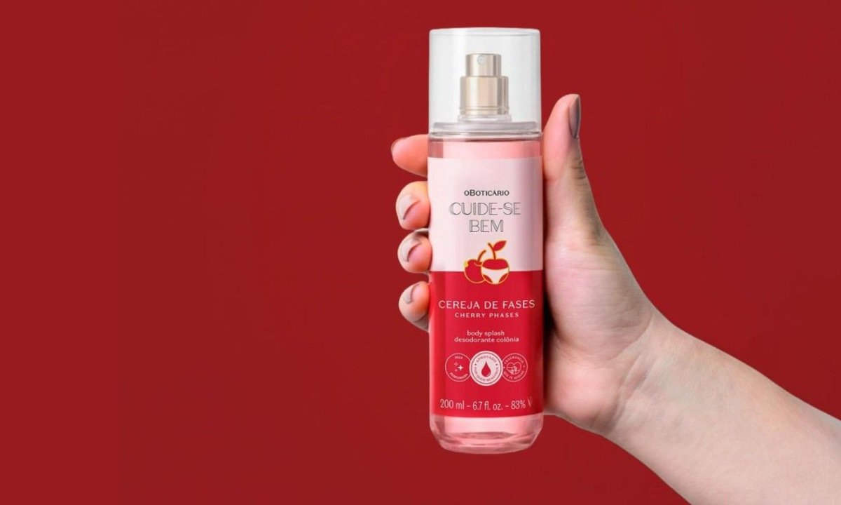 Body splash Cuide-se Bem Cereja de Fases, de O Botic&aacute;rio