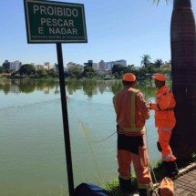 Bombeiros retiram corpo de Lagoa Grande em Patos de Minas - CBMMG / Reprodução 