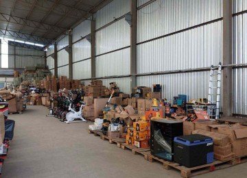 A Opera&ccedil;&atilde;o Mr. Tools foi realizada pela Receita Estadual de Minas Gerais e pela Receita Federal do Brasil. Os galp&otilde;es de produtos est&atilde;o localizados em S&atilde;o Jos&eacute; da Lapa, na Regi&atilde;o Metropolitana de BH -  (crédito: Divulga&ccedil;&atilde;o SEF-MG)