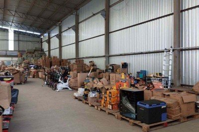 A Opera&ccedil;&atilde;o Mr. Tools foi realizada pela Receita Estadual de Minas Gerais e pela Receita Federal do Brasil. Os galp&otilde;es de produtos est&atilde;o localizados em S&atilde;o Jos&eacute; da Lapa, na Regi&atilde;o Metropolitana de BH -  (crédito: Divulga&ccedil;&atilde;o SEF-MG)