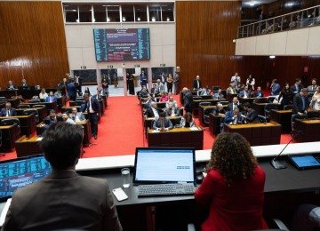 Plenário da Assembleia Legislativa de Minas Gerais -  (crédito: Daniel Protzner/ALMG)