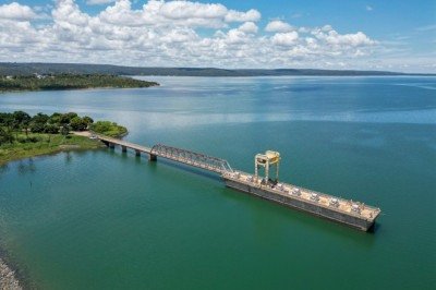 A usina em Três Marias
     -  (crédito: Glênio Campregher/Cemig)