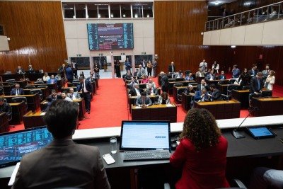 Plenário da Assembleia Legislativa de Minas Gerais -  (crédito: Daniel Protzner/ALMG)