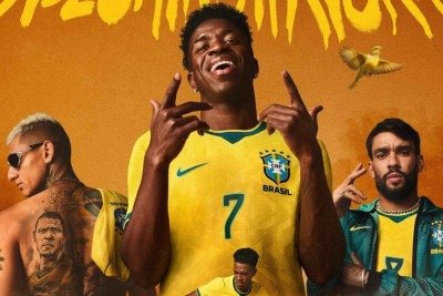 Nike anunciou nesta semana a camisa da Seleção para a próxima Copa do Mundo -  (crédito: Reprodução/Nike)