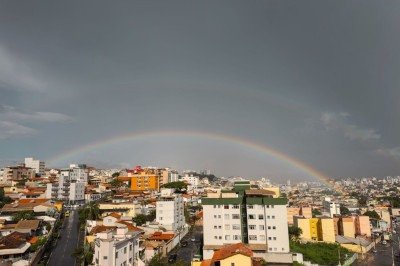 Cidade na Regi&atilde;o Metropolitana de Belo Horizonte est&aacute; em alerta para pancadas de chuva, segundo Defesa Civil municipal 
 -  (crédito: Jorge Lopes EM/D.A Press)
