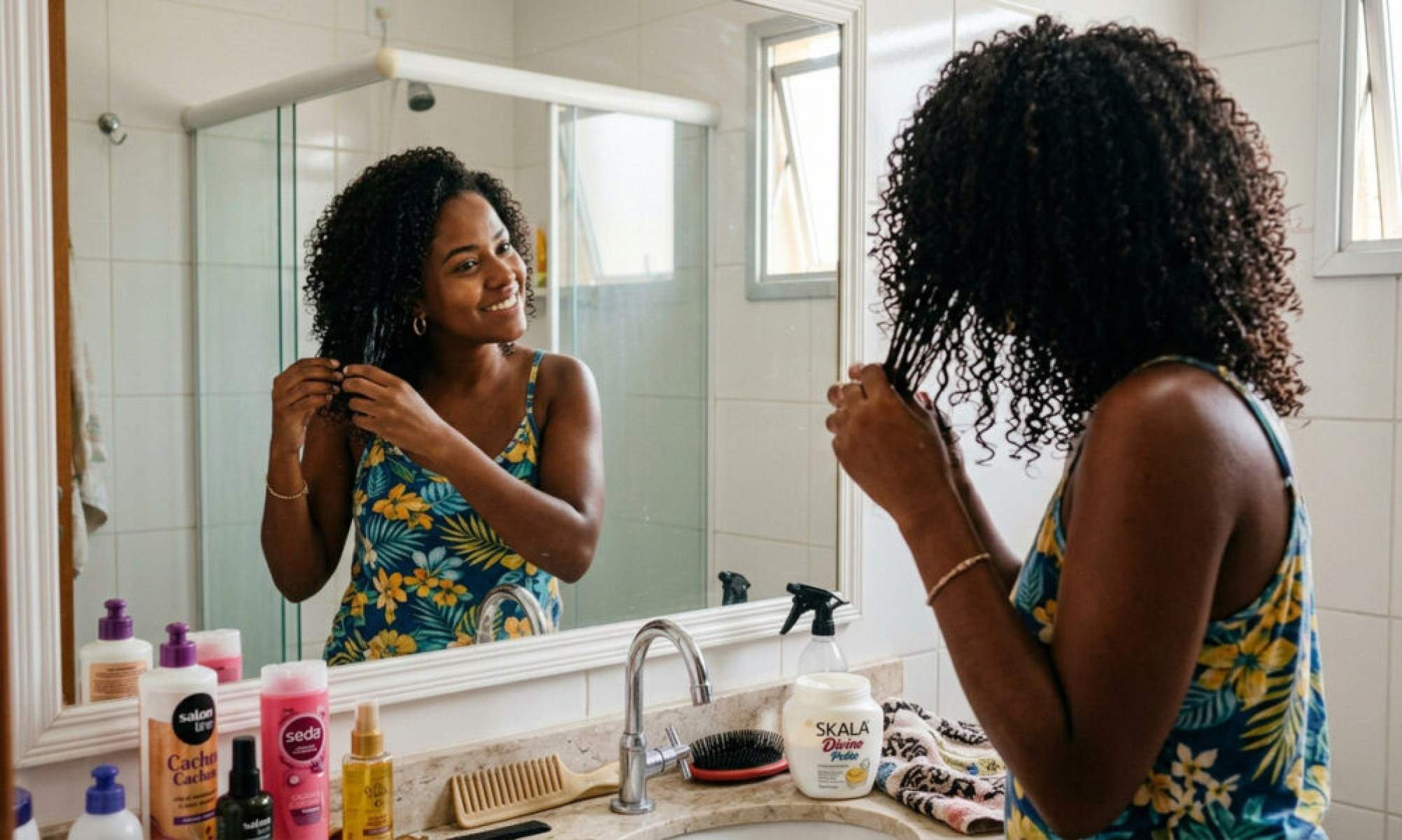 O hábito de cuidado com o cabelo matinal que virou febre entre quem busca mais praticidade no dia a dia -  (crédito: Tupi)