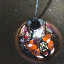 MG: mulher cai em cisterna e é resgatada por bombeiros - CBMMG/Divulga&ccedil;&atilde;o