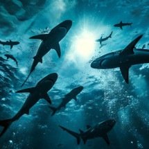 Tubarões testam positivo para cocaína e cafeína - FreePik