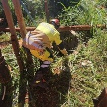 Homem passa a madrugada em cisterna de 15 metros e é resgatado em Minas - Reprodução/CBMMG