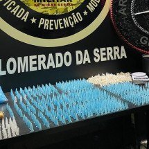 BH: grande quantidade de drogas é apreendida no Aglomerado da Serra - Divulgação/PMMG