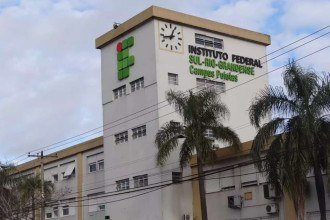 Prédio do Instituto Federal Sul Rio-grandense, em Pelotas (RS) -  (crédito: Reprodução/redes sociais)